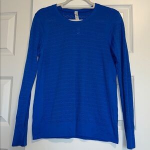 Lululemon Blue Long Sleeve Top